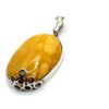 zilveren hanger met barnsteen - Afbeelding 3