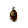 zilveren hanger met barnsteen - Afbeelding 2