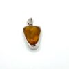 Zilveren hanger met honing-amber - Afbeelding 2