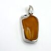 Zilveren hanger met honing-amber - Afbeelding 2