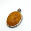 Zilveren hanger met honing-amber - Afbeelding 3