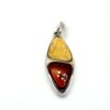 Zilveren hanger met barnsteen - Afbeelding 2