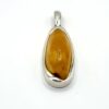 Zilveren hanger met honing-amber - Afbeelding 3