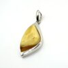 Zilveren hanger met barnsteen - Afbeelding 3