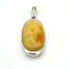 Zilveren hanger met barnsteen - Afbeelding 2