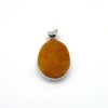 Zilveren hanger met honing-amber - Afbeelding 2