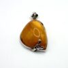 Zilveren hanger met honing-amber - Afbeelding 2