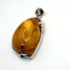 Zilveren hanger met honing-amber - Afbeelding 3