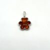 zilveren hanger met amber, beer - Afbeelding 2