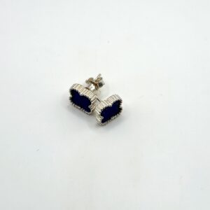 Alternative view of Zilveren oorbellen met lapis lazuli M