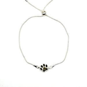 Zilveren armband met groene barnsteen