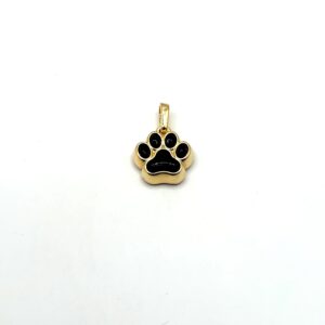 Alternative view of Vergulde hanger met kersen-amber. Mini pootje