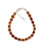 Zilveren armband met barnsteen
