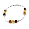 Zilveren armband met barnsteen - Afbeelding 2