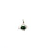 Zilveren hanger met malachiet, Vis