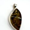 Zilveren hanger met amber - Afbeelding 3