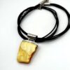 Zilveren ketting met witte barnsteen - Afbeelding 2
