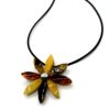 Zilveren ketting met barnsteen - Afbeelding 2