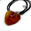 Zilveren ketting met amber - Afbeelding 2
