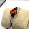 Zilveren armband met cognac amber - Afbeelding 3