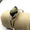 Zilveren armband met groene amber - Afbeelding 2
