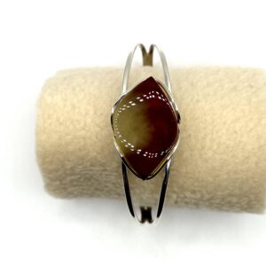 Zilveren armband met barnsteen