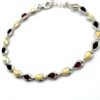 Zilveren armband met barnsteen - Afbeelding 2