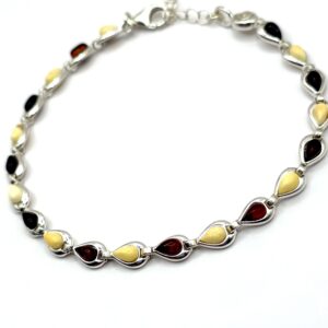 Alternative view of Zilveren armband met barnsteen