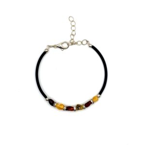 Roestvrij stalen barnsteen armband