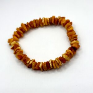 Alternative view of Elastische armband met barnsteen