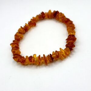 Alternative view of Elastische armband met barnsteen